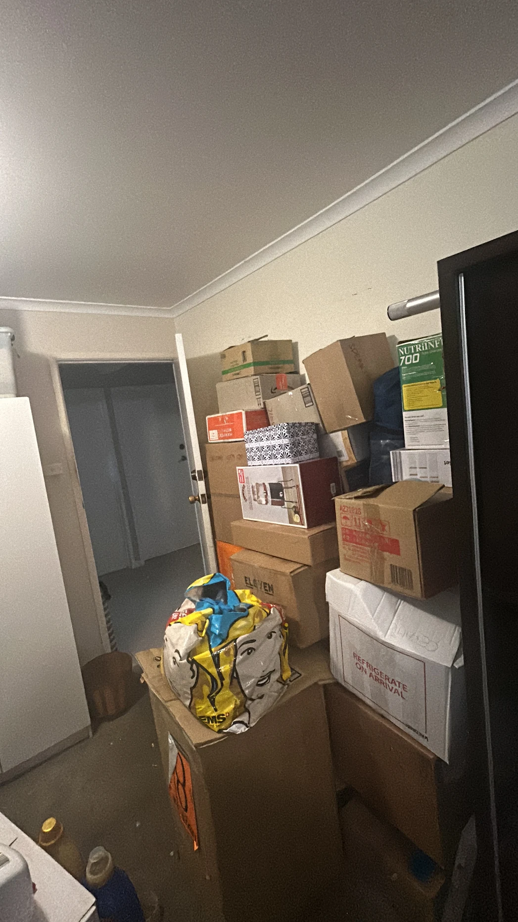 Room full of household items ready for estate clearance